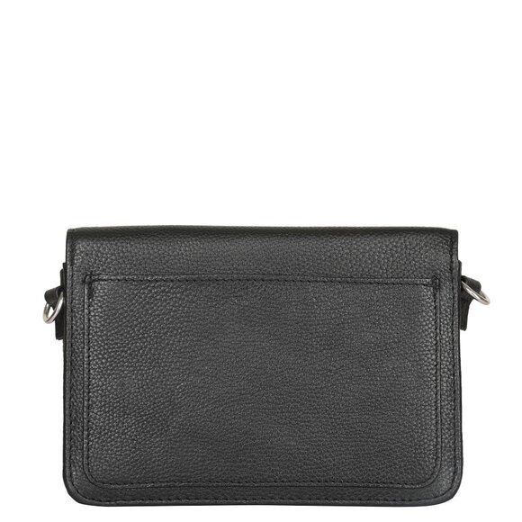 Leather Black Crossbody Shoulder Bag – Sling Messenger Bag for Work, Daily Use - Picture 9 of 10